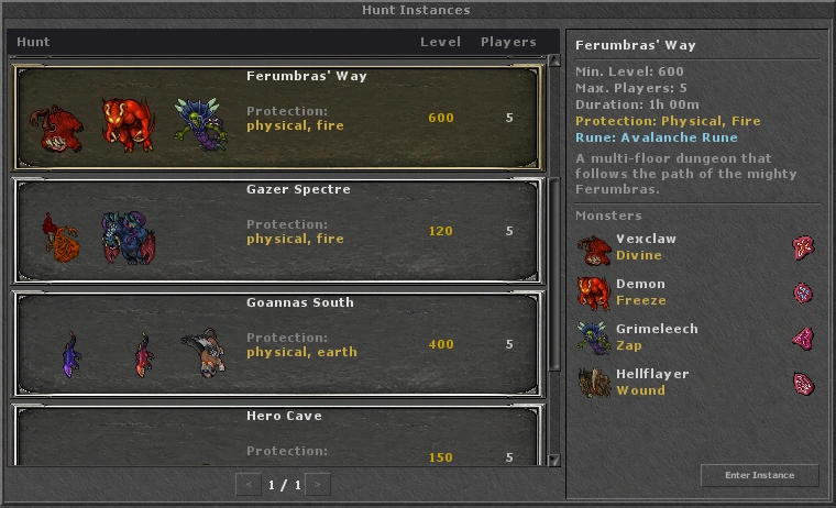Hunt Instance